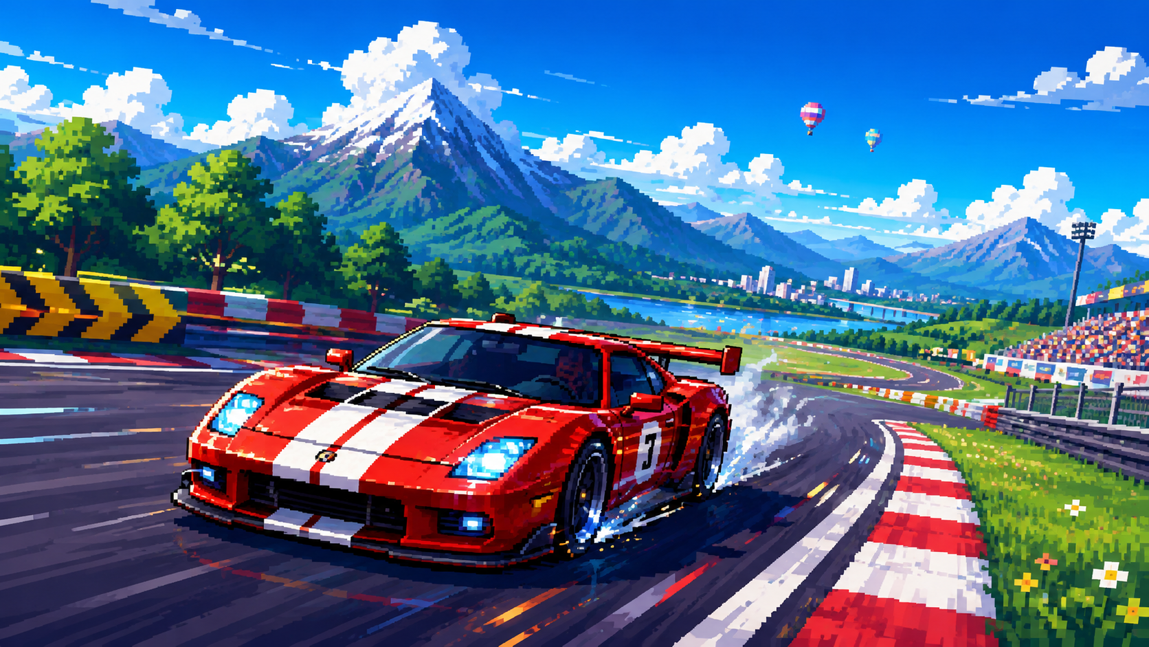 Pixel Racer 游戏封面